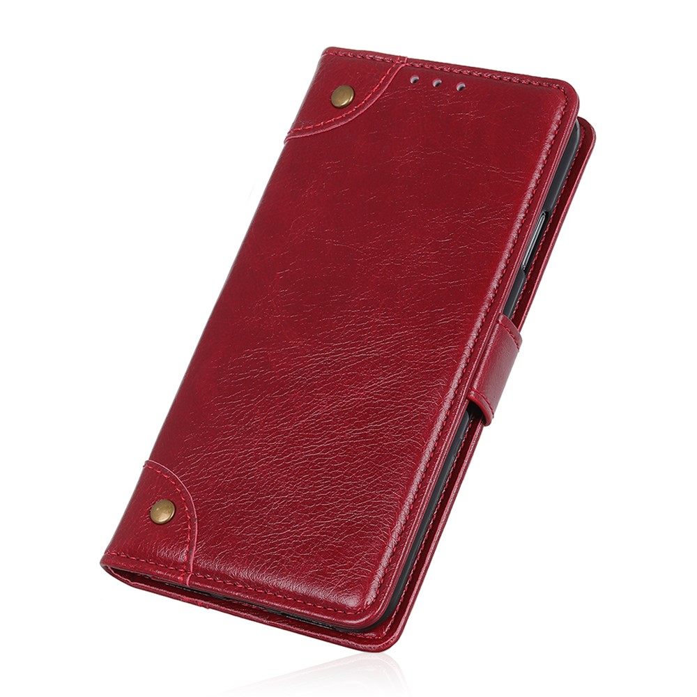  OnePlus Nord CE 2 5G Fodral Nit Dekor Läder Röd