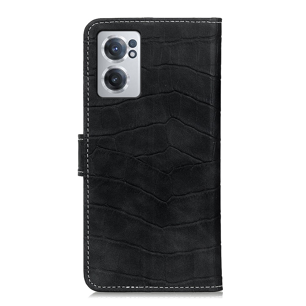  OnePlus Nord CE 2 5G Fodral Krokodil Textur Svart