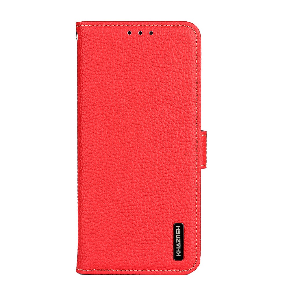 KHAZNEH KHAZNEH OnePlus Nord CE 2 5G Fodral Äkta Läder Röd