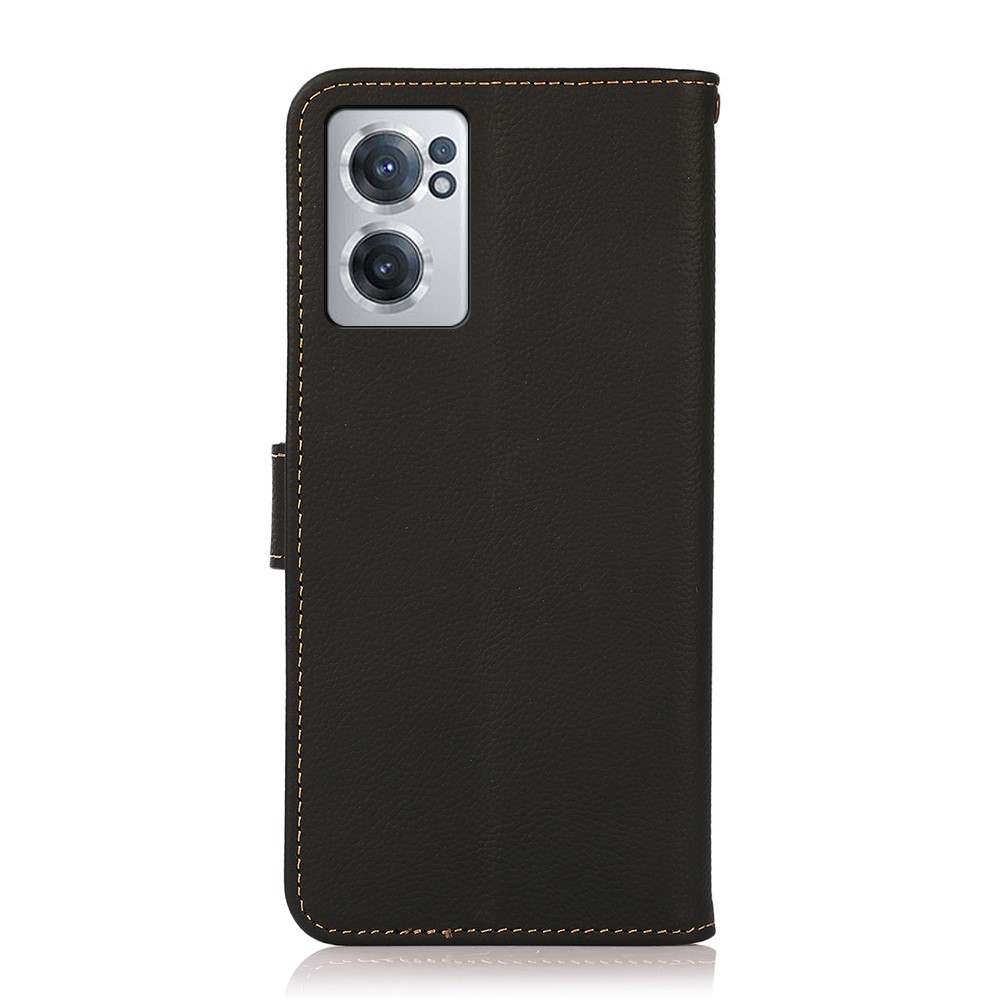 KHAZNEH KHAZNEH OnePlus Nord CE 2 5G Fodral RFID Äkta Läder Svart