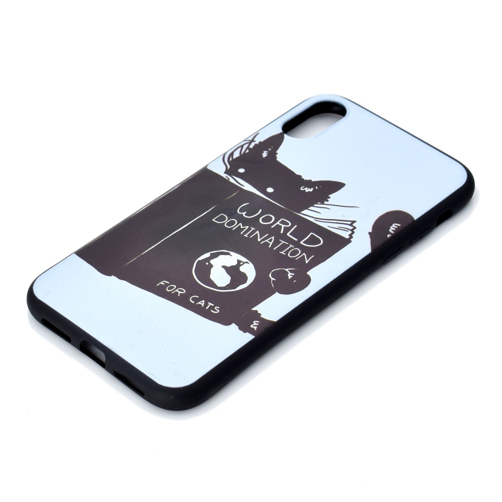  iPhone Xs Max - TPU Skal - Reading Cat