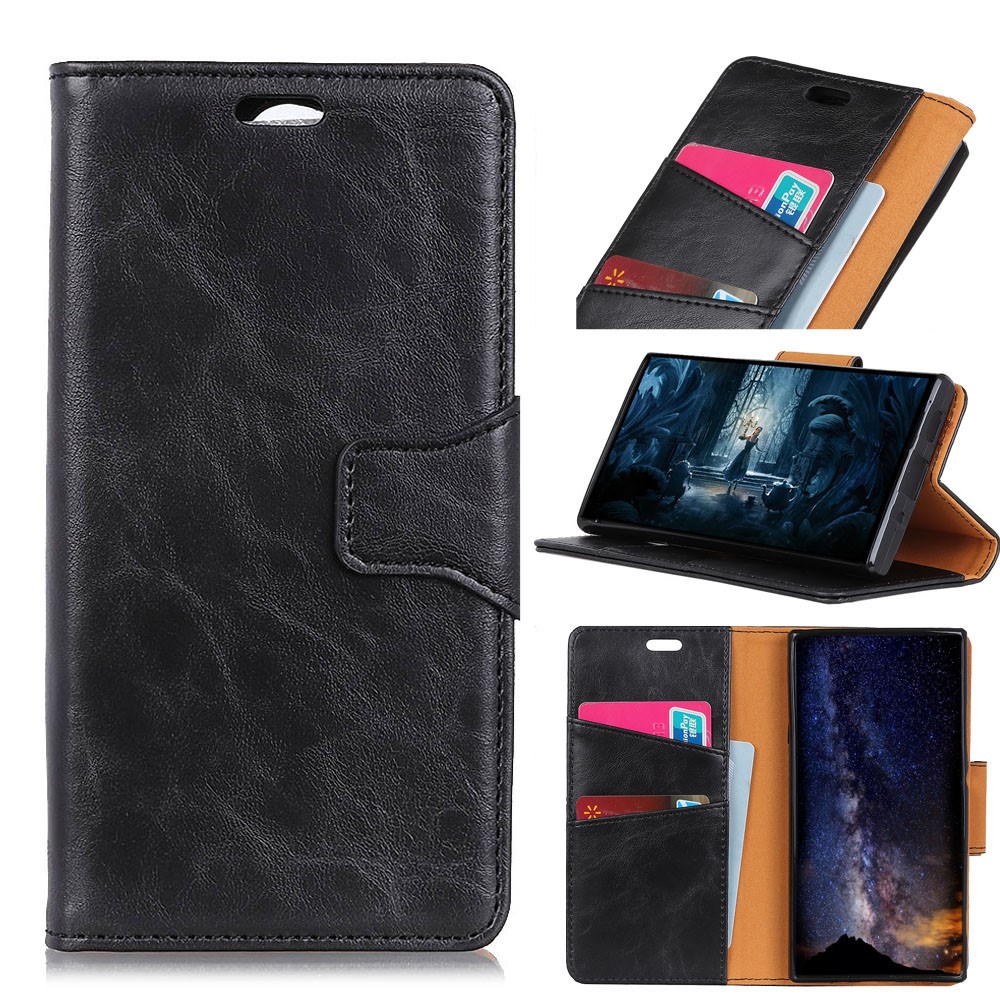 Sony Xperia 10 Plus - Premium Plånboksfodral - Svart