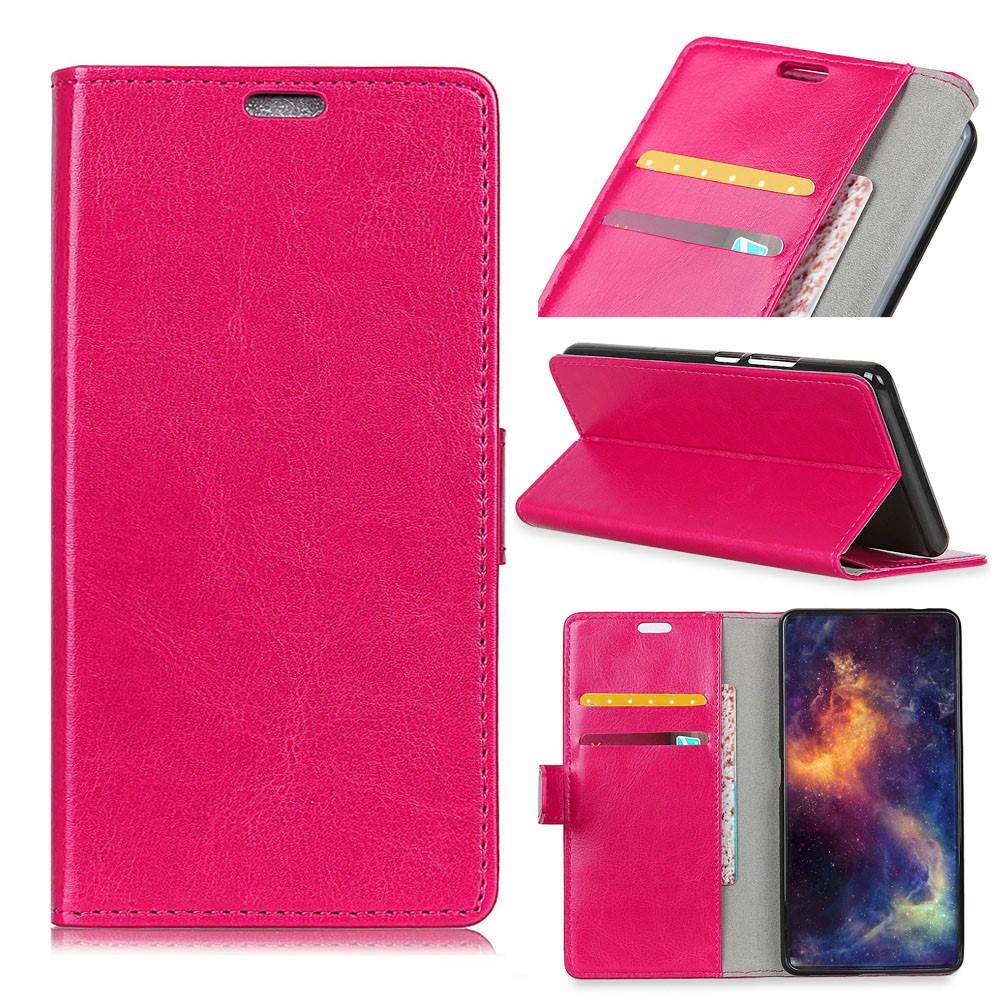  Sony Xperia 10 - Plånboksfodral Crazy Horse - Rosa