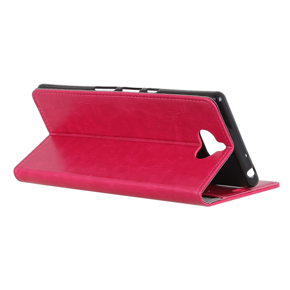  Sony Xperia 10 - Plånboksfodral Crazy Horse - Rosa