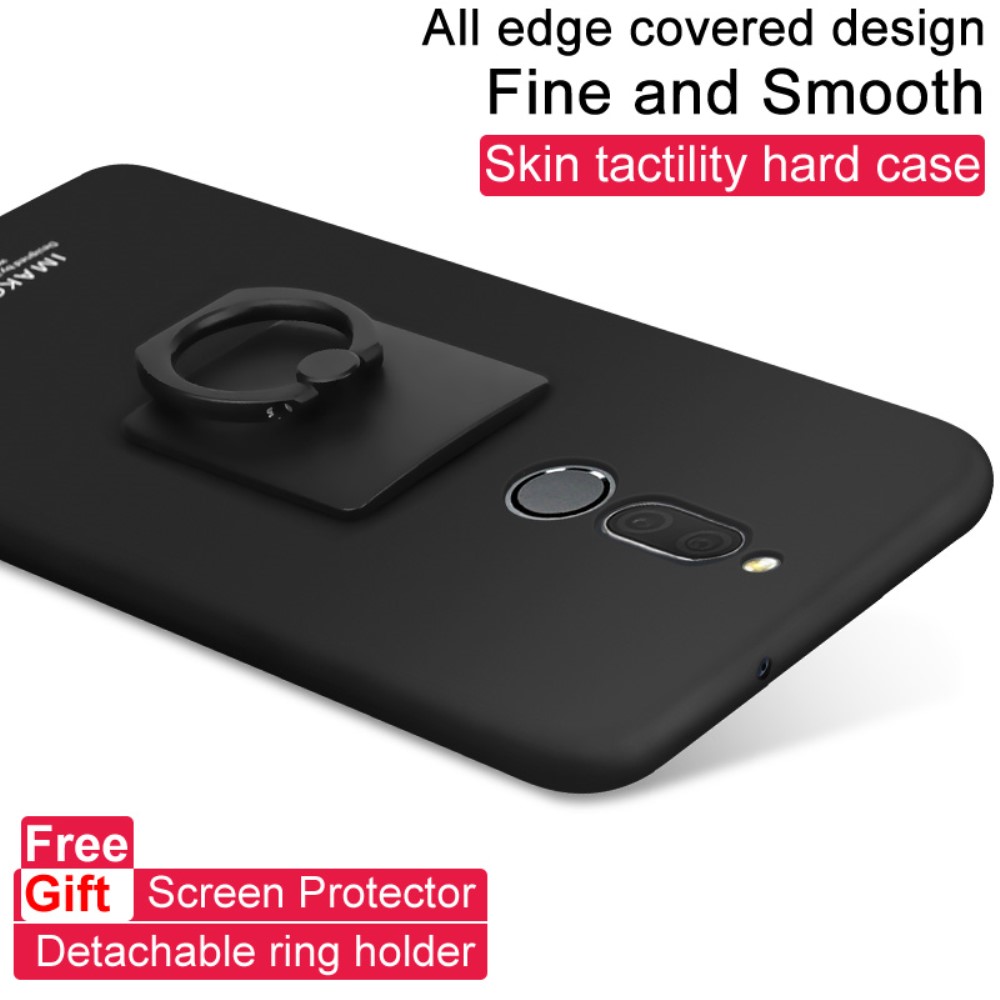 IMAK Huawei Mate 10 Lite - IMAK Ring Skal - Metal Black