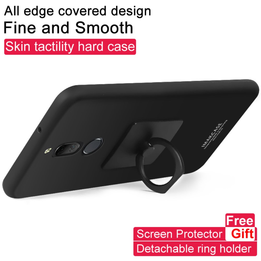 IMAK Huawei Mate 10 Lite - IMAK Ring Skal - Metal Black