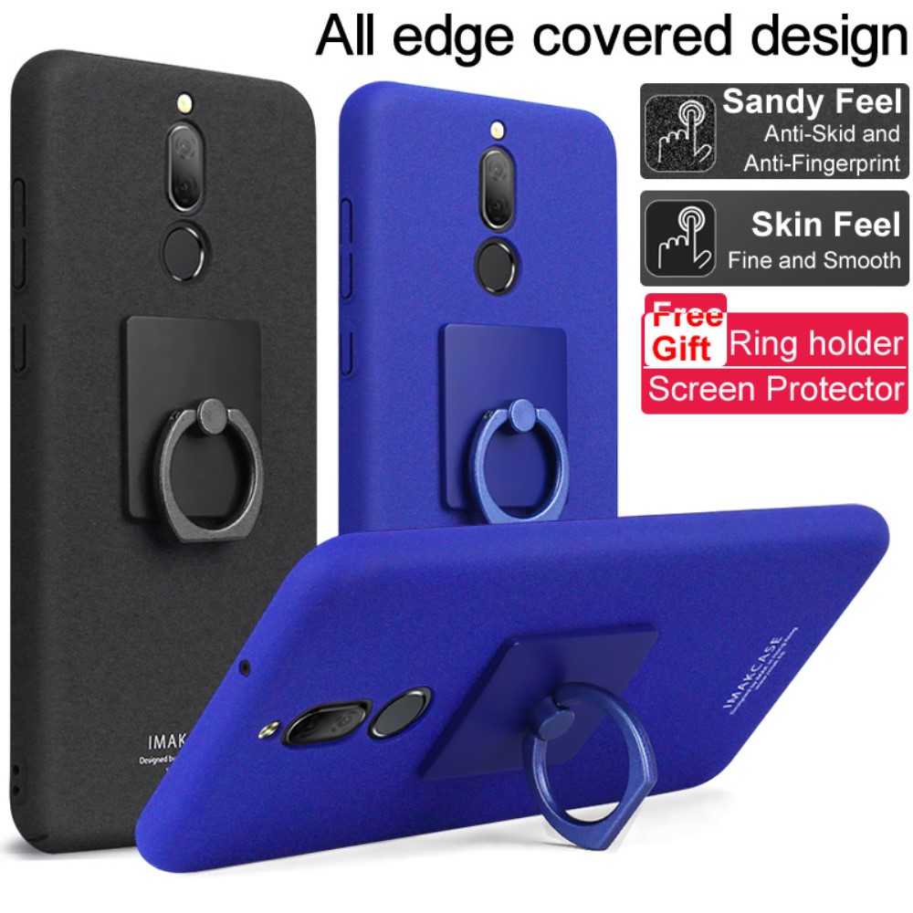 IMAK Huawei Mate 10 Lite - IMAK Ring Skal - Metal Black