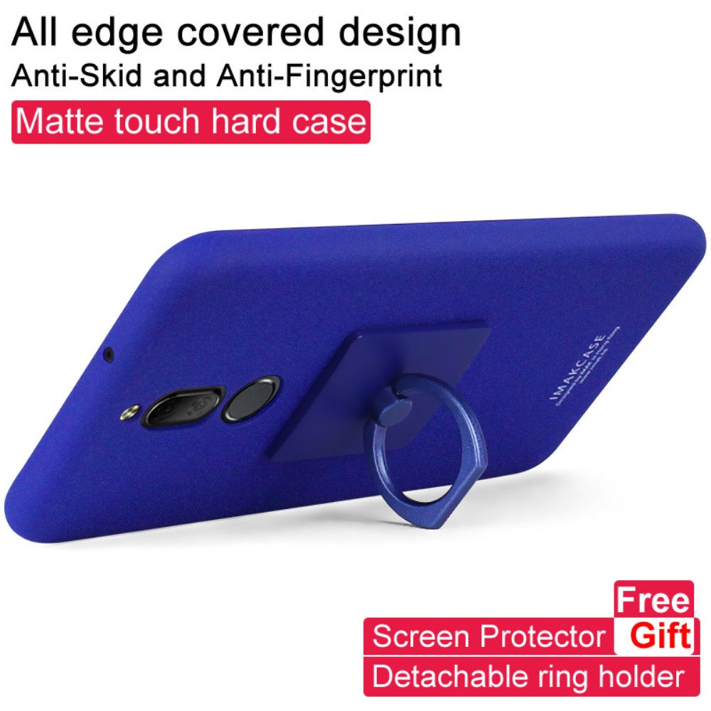 IMAK Huawei Mate 10 Lite - IMAK Ring Skal - Blå