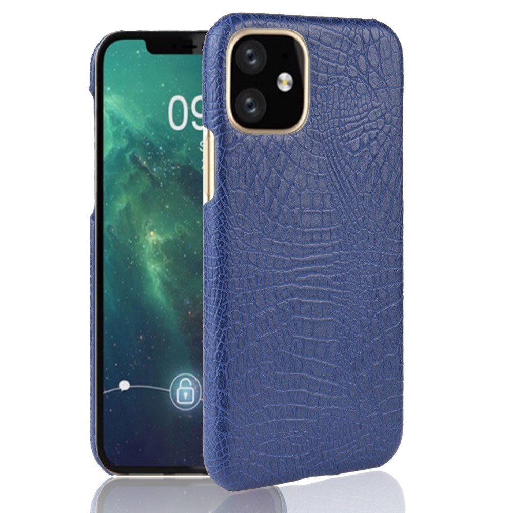  iPhone 11 - Krokodil Skal - Mörk Blå