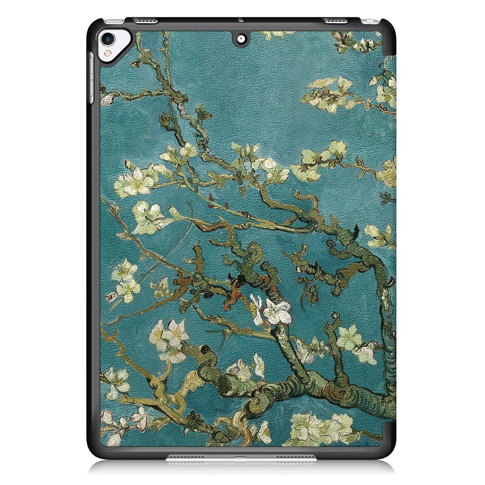  iPad 10.2 2019/2020/2021 Fodral Tri-Fold Peach Blossom