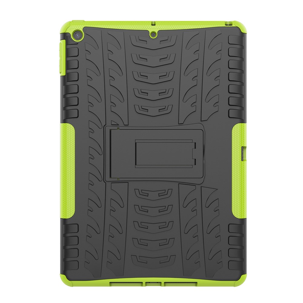  iPad 10.2 2019/2020/2021 Skal Rugged Kickstand Armor Grön