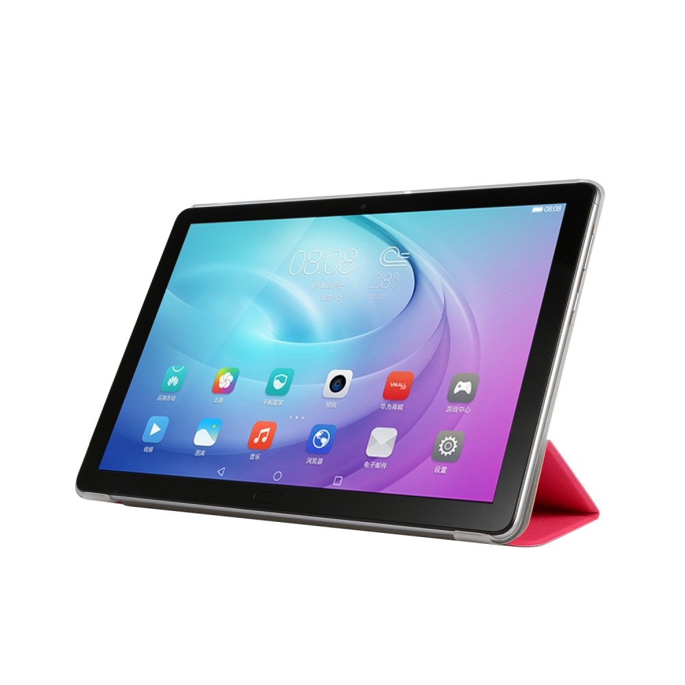  Huawei MediaPad T5 10 - Slimfit Tri-Fold Fodral - Rosa