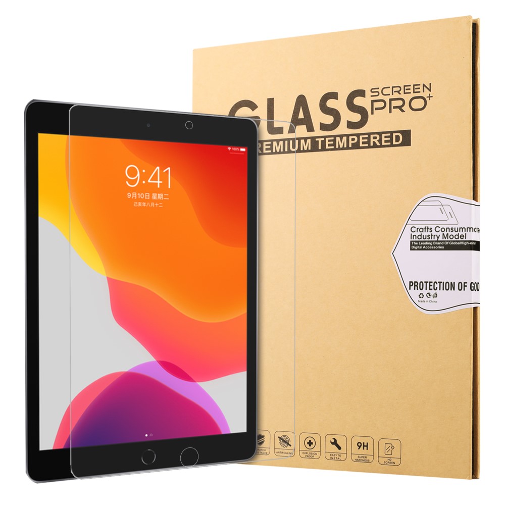  iPad 10.2 2019/2020/2021 Skärmskydd i härdat glas