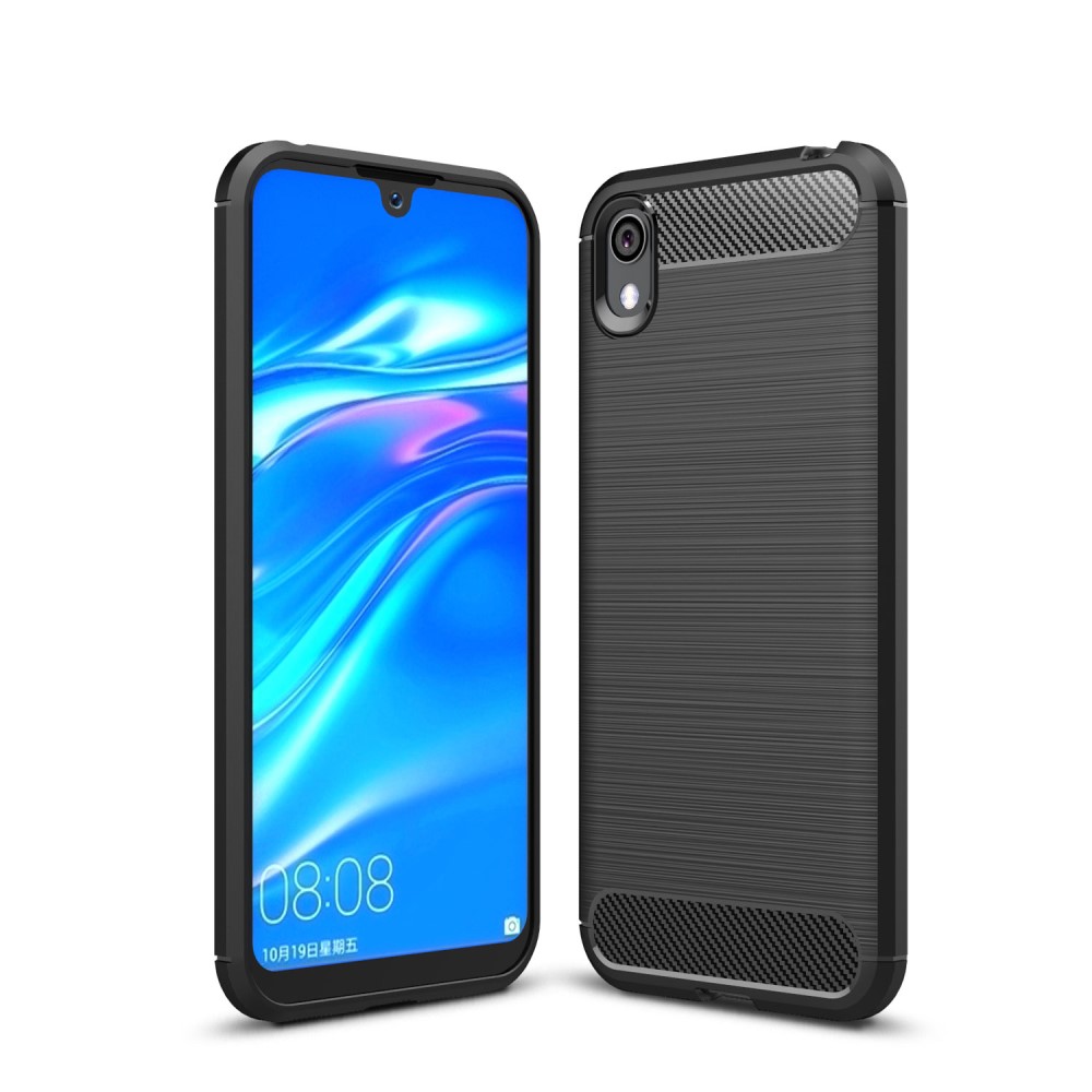  Huawei Y5 (2019) - Brushed TPU Skal - Svart