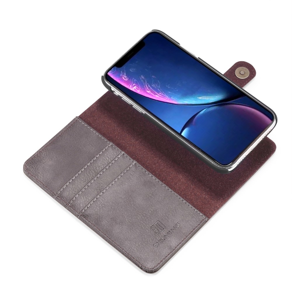 DG.MING iPhone 11 - DG.MING - Plånboksfodral/Magnet Skal - Grå