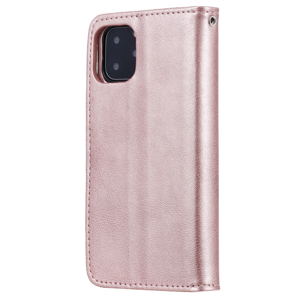  iPhone 11 Pro - Plånboksfodral / Magnet Skal - Roséguld