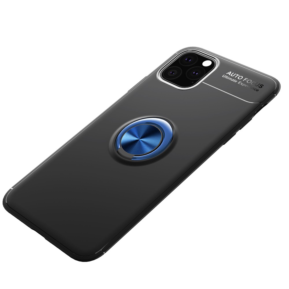  iPhone 11 Pro Max - Ring Skal - Funkar med magnethållare - Svart/Blå