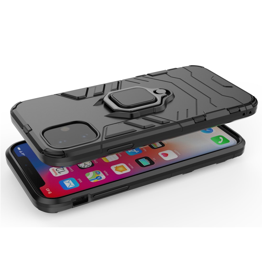  iPhone 11 - Armour Ring Skal - Funkar med magnethållare - Svart