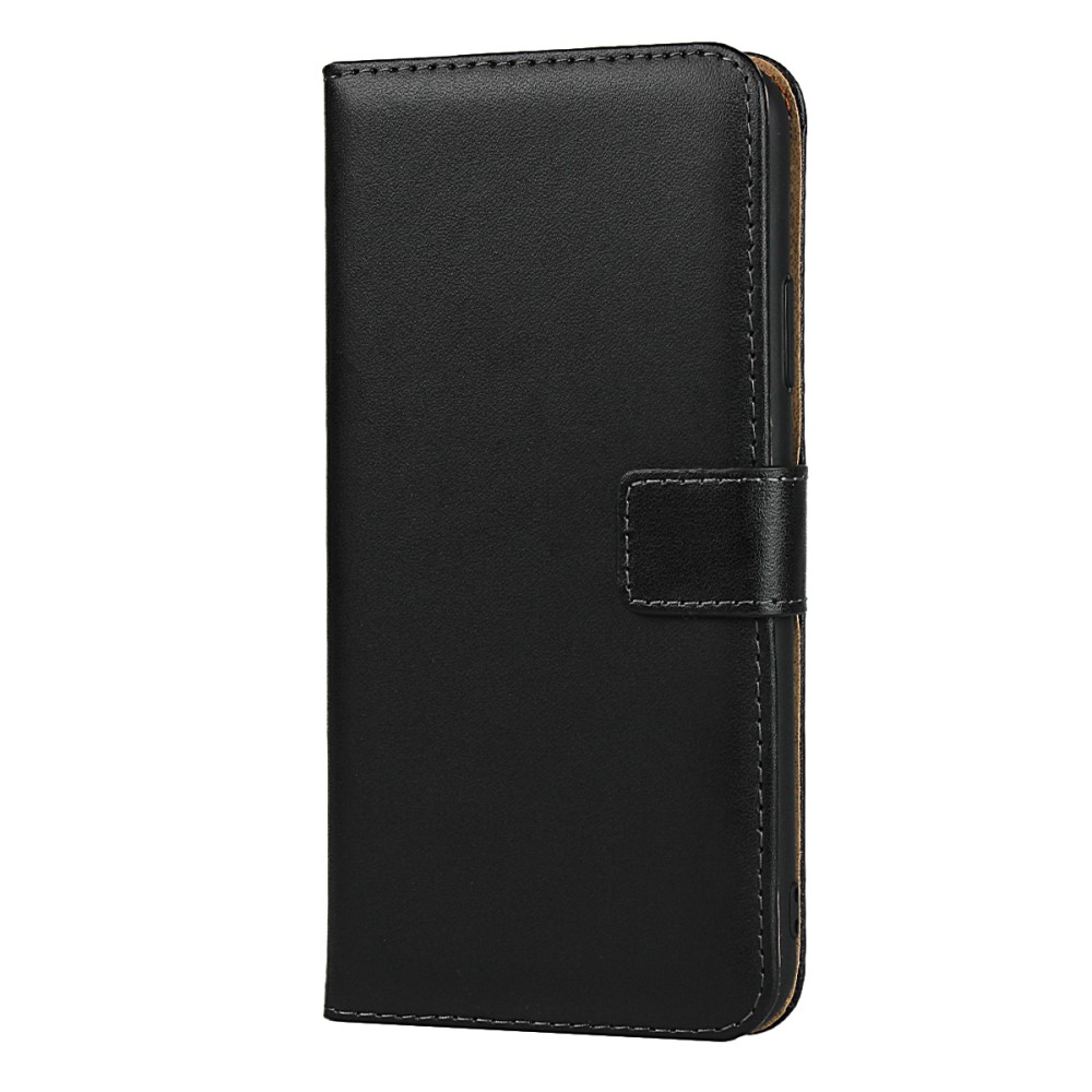  iPhone 11 - Plånboksfodral i äkta Läder - Svart