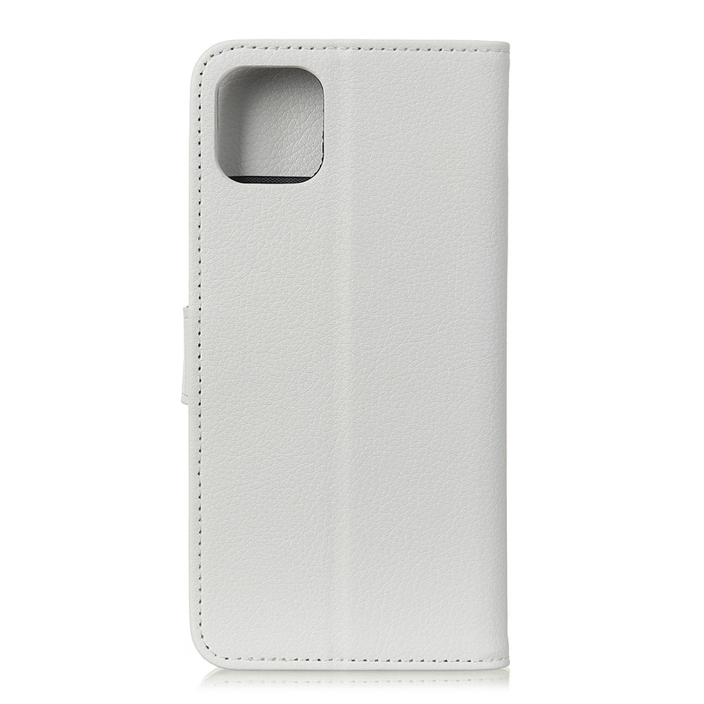  iPhone 11 Pro - Plånboksfodral Litchi - Vit