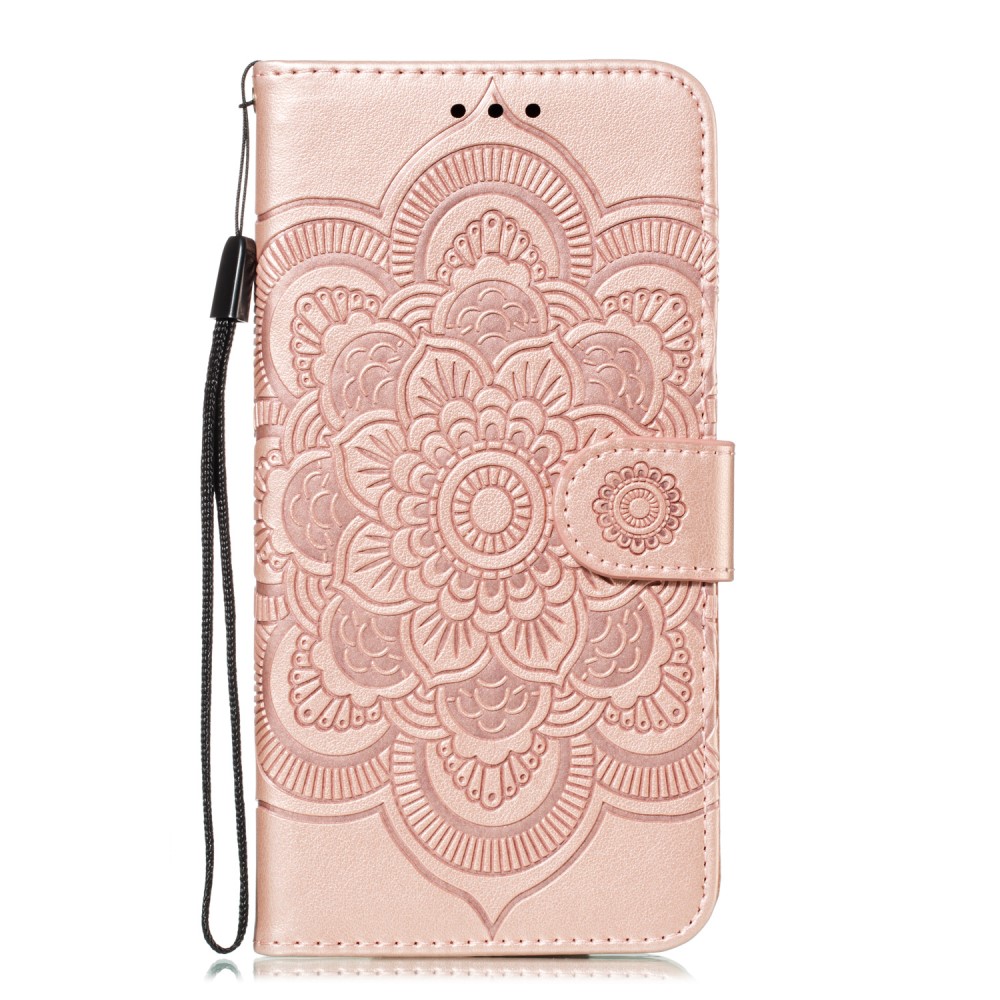  iPhone 11 - Sun Mandala Plånboksfodral - Roséguld
