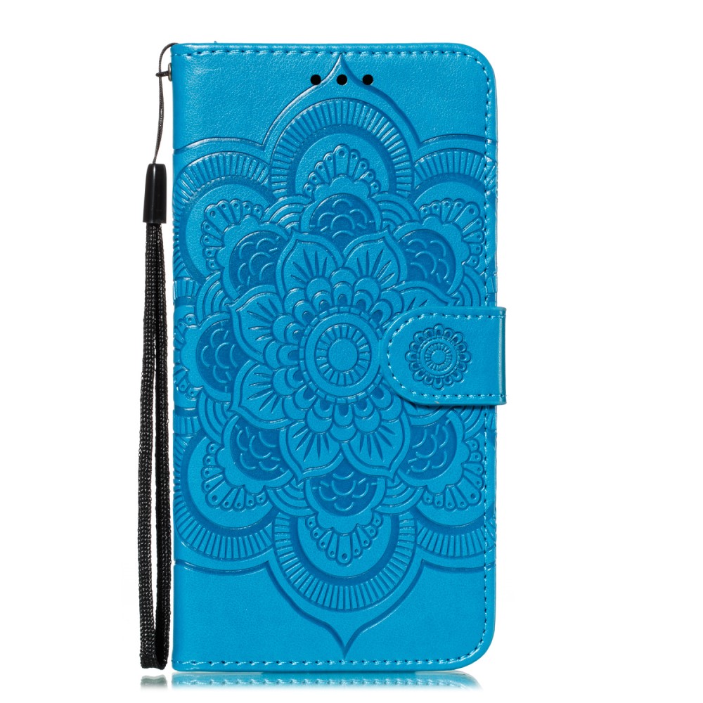  iPhone 11 - Sun Mandala Plånboksfodral - Blå