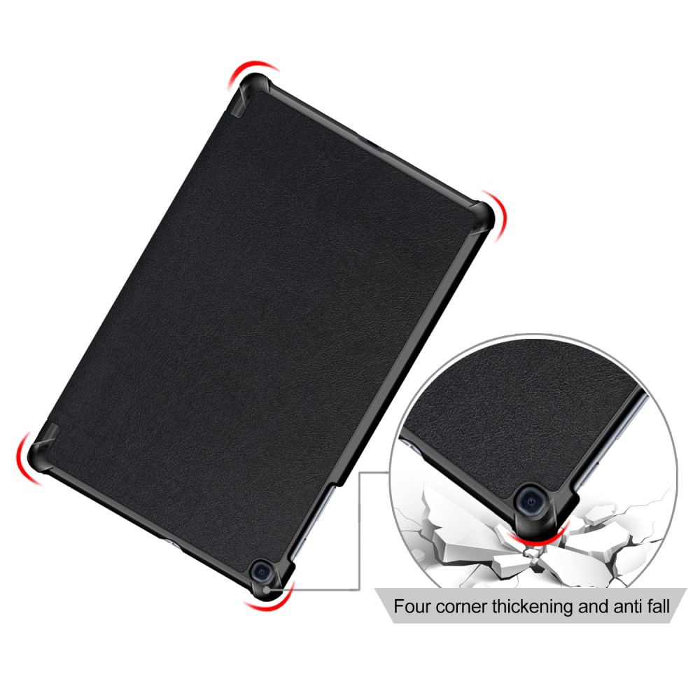  Samsung Galaxy Tab A 10.1 2019 - Tri-Fold Fodral - Svart