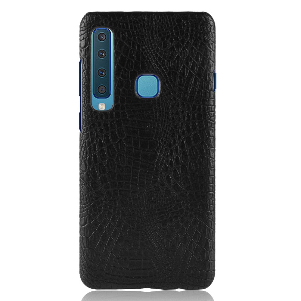  Samsung Galaxy A9 (2018) - Krokodil Mönster Skal - Svart