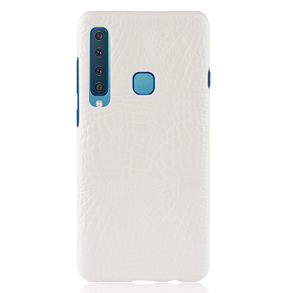  Samsung Galaxy A9 (2018) - Krokodil Mönster Skal - Vit