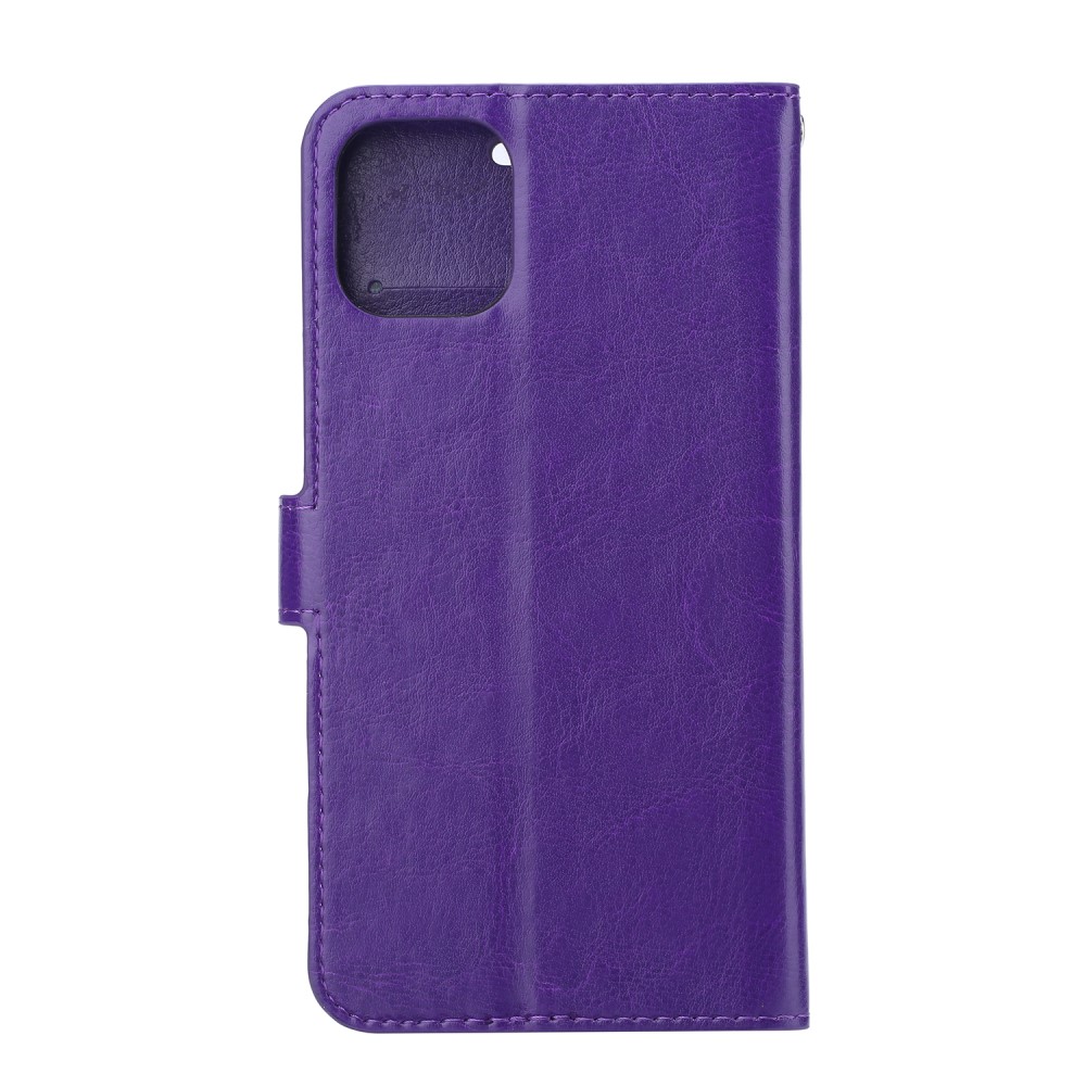  Samsung A51 - Crazy Horse Fodral - Lila