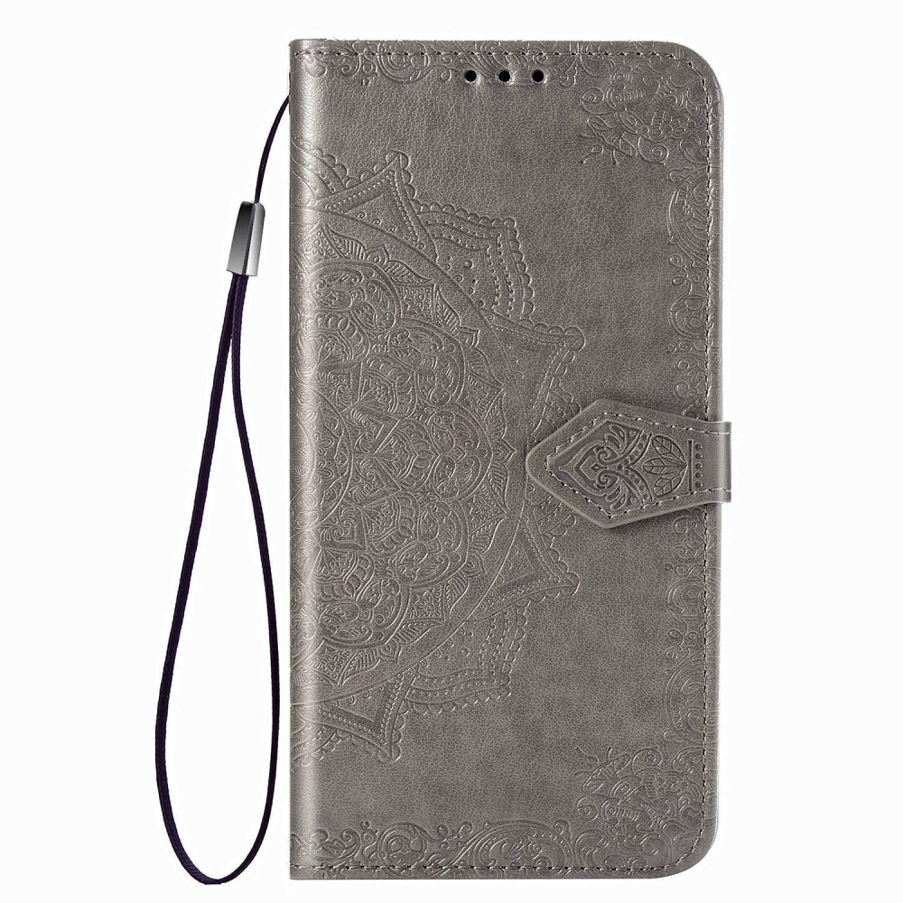  Samsung Galaxy A51 - Mandala Plånboksfodral - Grå