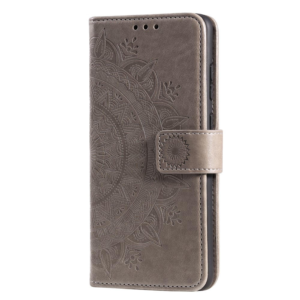  Samsung Galaxy A51 - Mandala Plånboksfodral - Grå