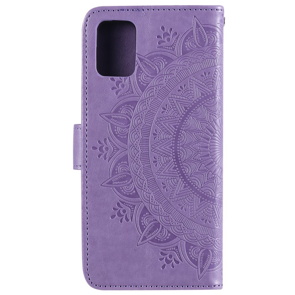  Samsung Galaxy A51 - Mandala Plånboksfodral - Lila