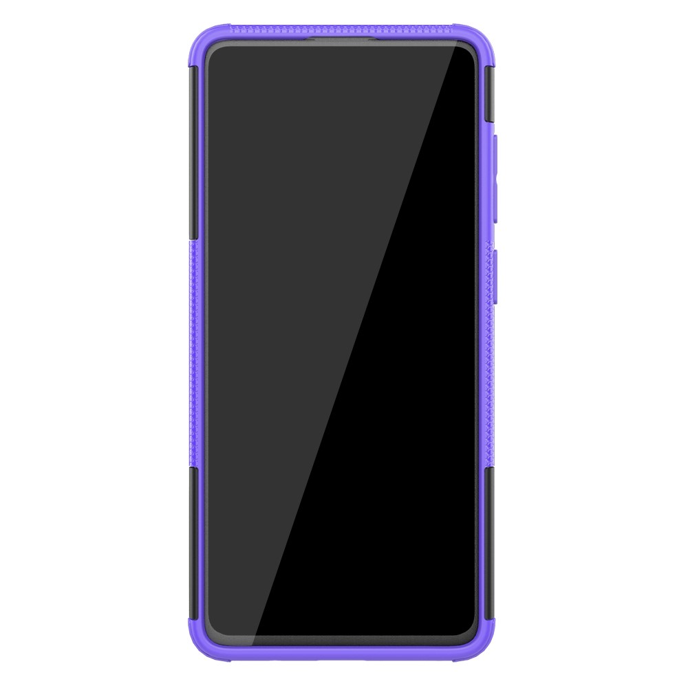  Samsung Galaxy A71 - Ultimata Stöttåliga Skalet med Stöd - Lila