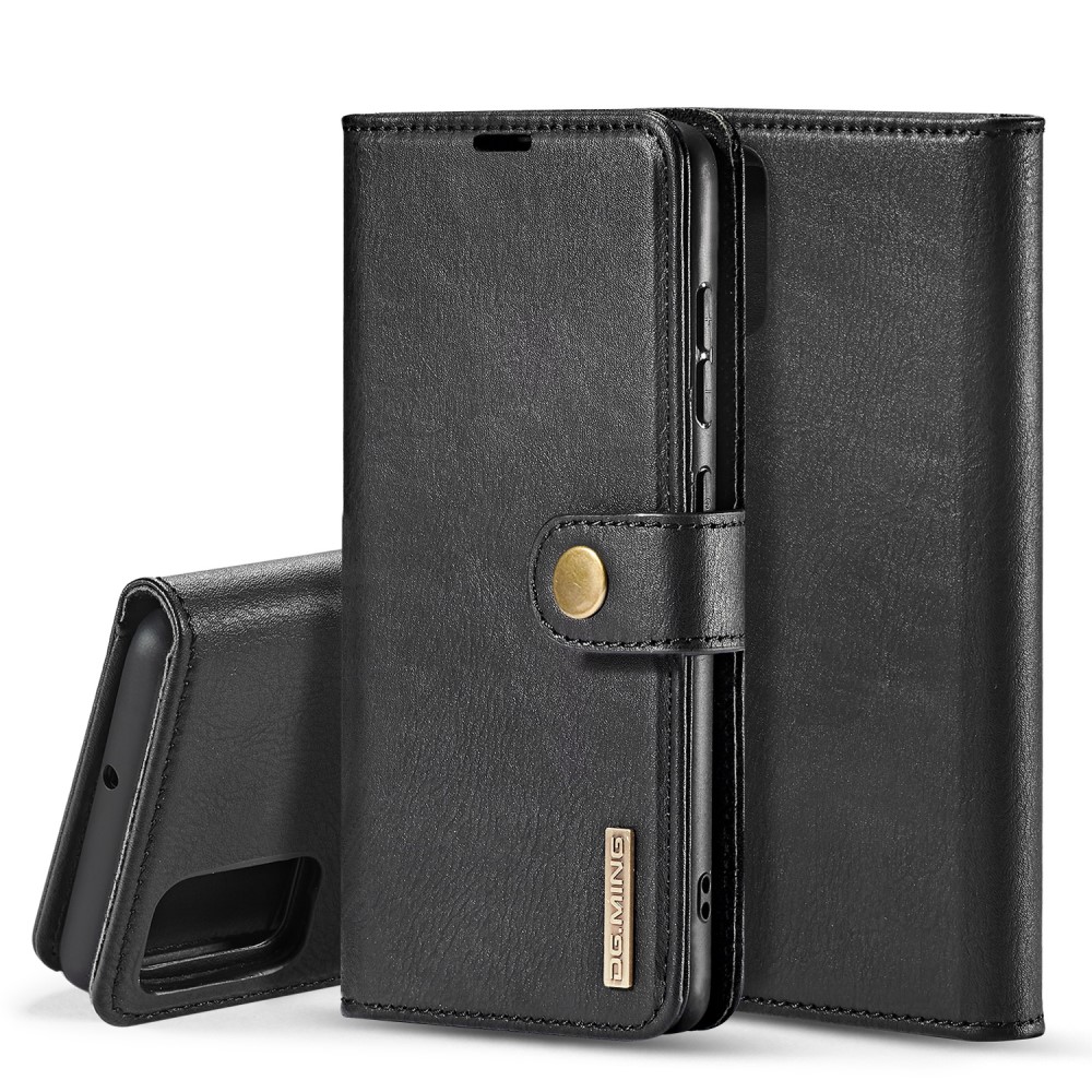 DG.MING Samsung Galaxy A51 - DG.MING Plånboksfodral/Magnet Skal - Svart