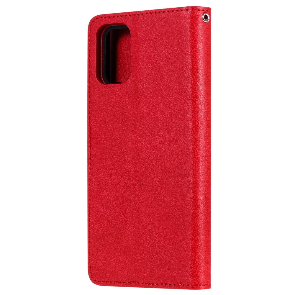  Samsung Galaxy A71 - 2in1 Magnet Skal / Plånboksfodral - Röd