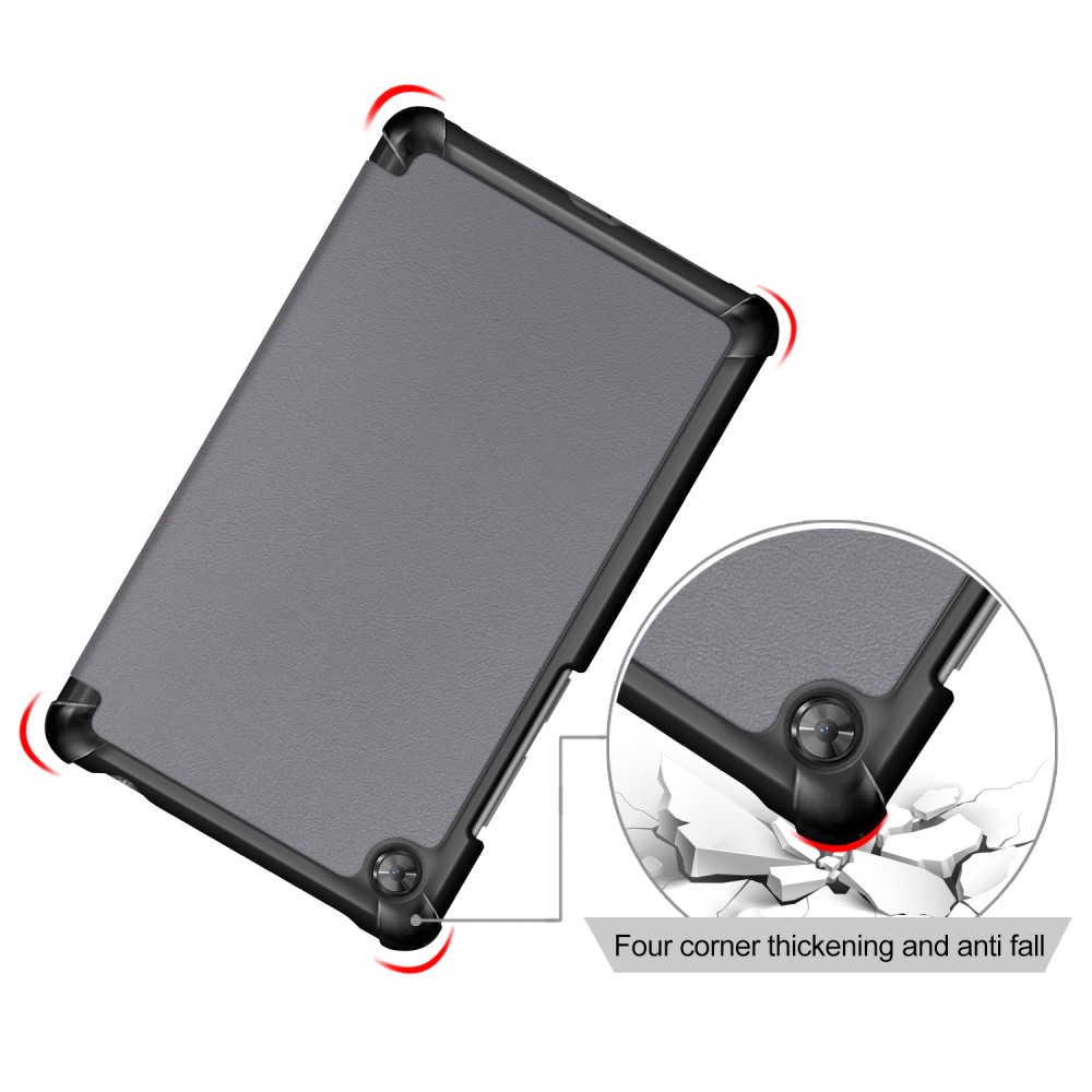  Lenovo Tab M7 - Slimfit Tri-Fold Fodral - Grå