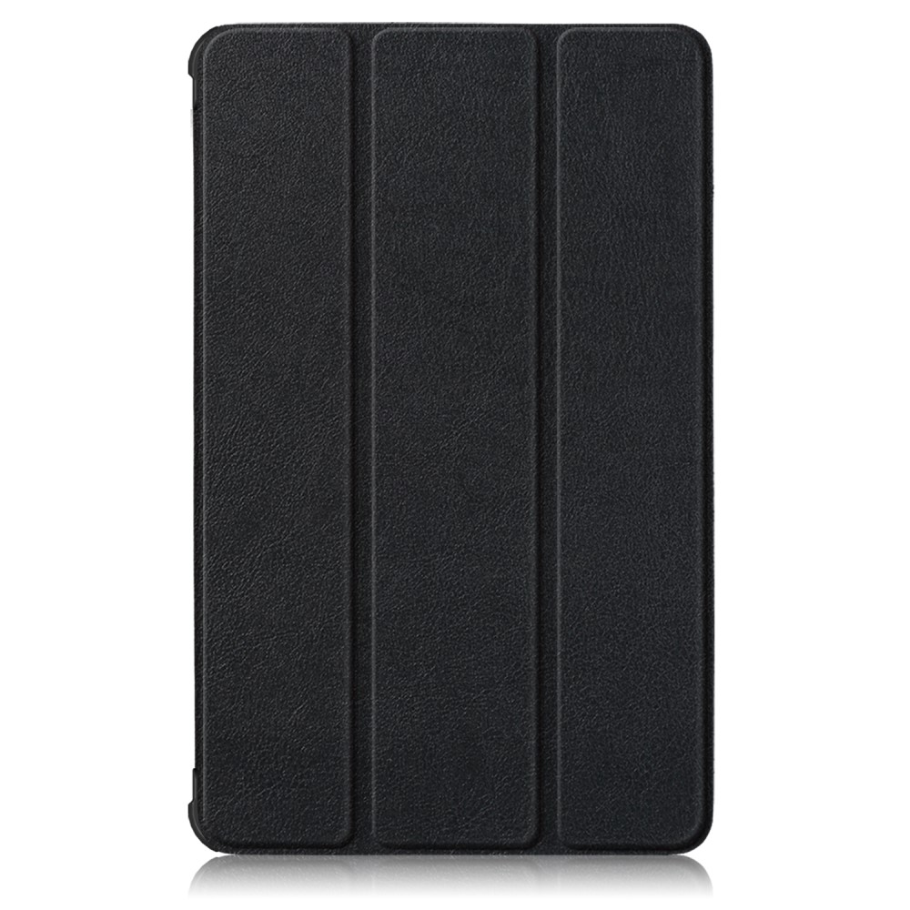  Lenovo Tab M8 2nd Gen (HD) Litchi Tri-Fold Fodral Svart