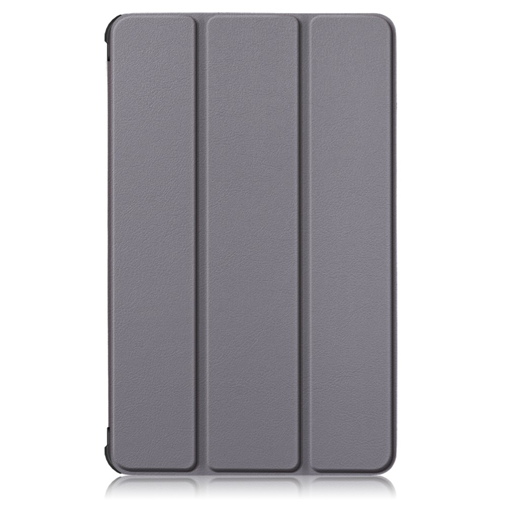 Lenovo Tab M8 2nd Gen (HD) Litchi Tri-Fold Fodral Grå