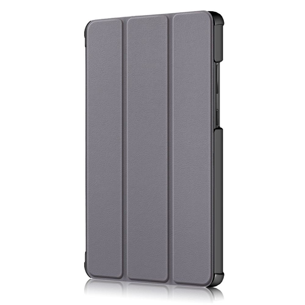  Lenovo Tab M8 2nd Gen (HD) Litchi Tri-Fold Fodral Grå