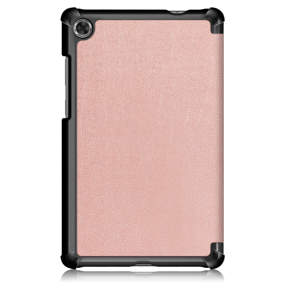 Lenovo Tab M8 2nd Gen (HD) Litchi Tri-Fold Fodral Roséguld