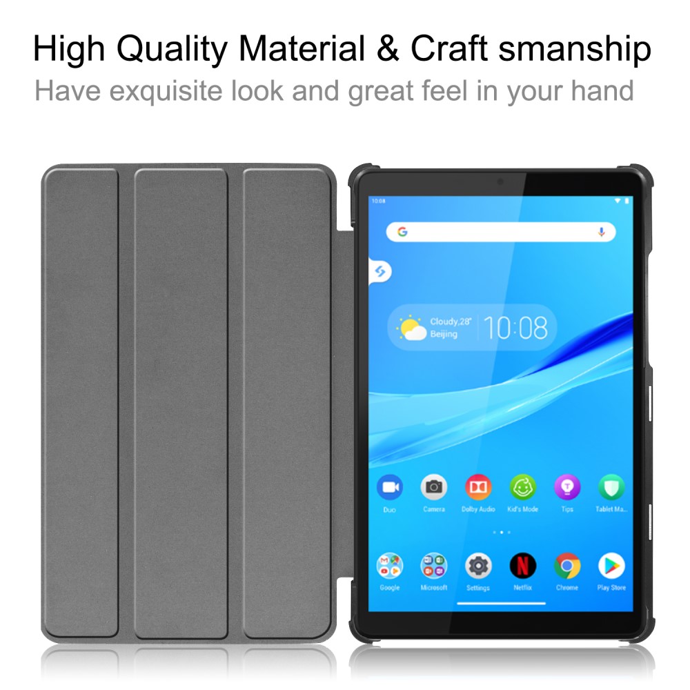  Lenovo Tab M8 2nd Gen (HD) Slimfit Tri-Fold Fodral Svart