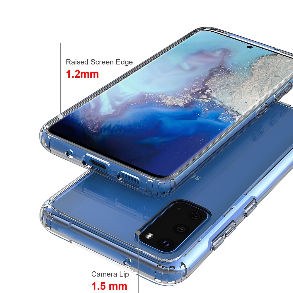  Samsung Galaxy S20 - Akryl/TPU Transparent Skal