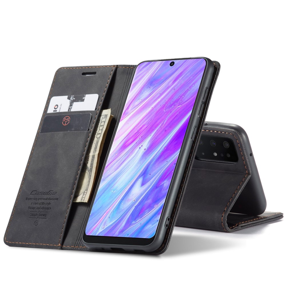 CASEME Samsung Galaxy S20 Plus - CASEME Plånboksfodral - Svart