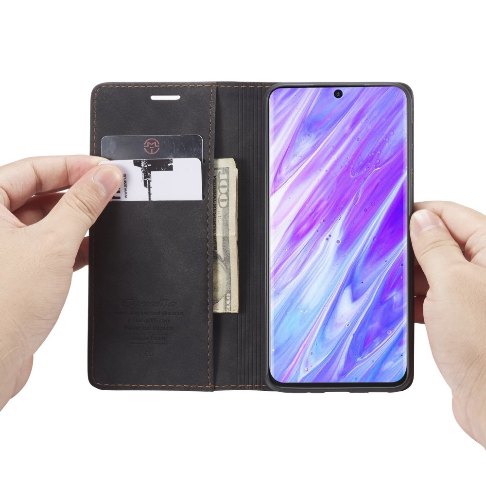 CASEME Samsung Galaxy S20 Plus - CASEME Plånboksfodral - Svart
