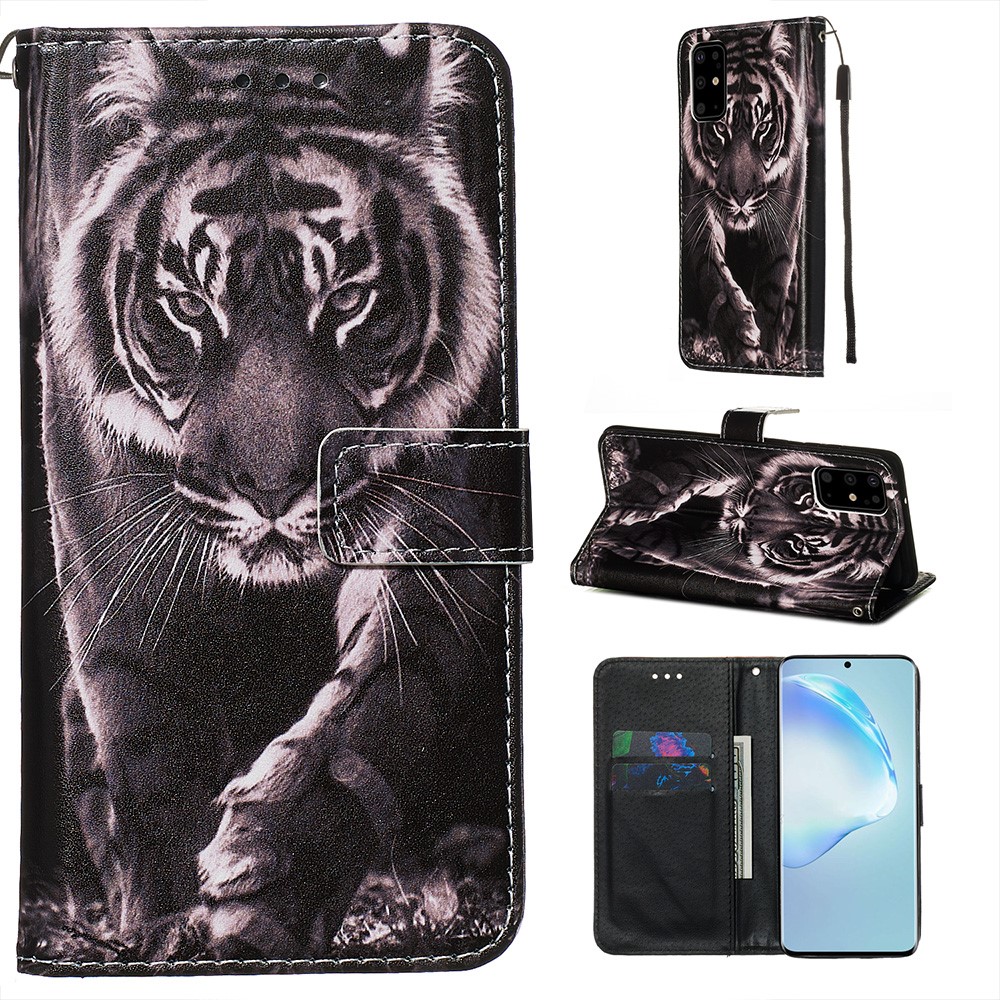  Samsung Galaxy S20 Plus - Plånboksfodral - Tiger
