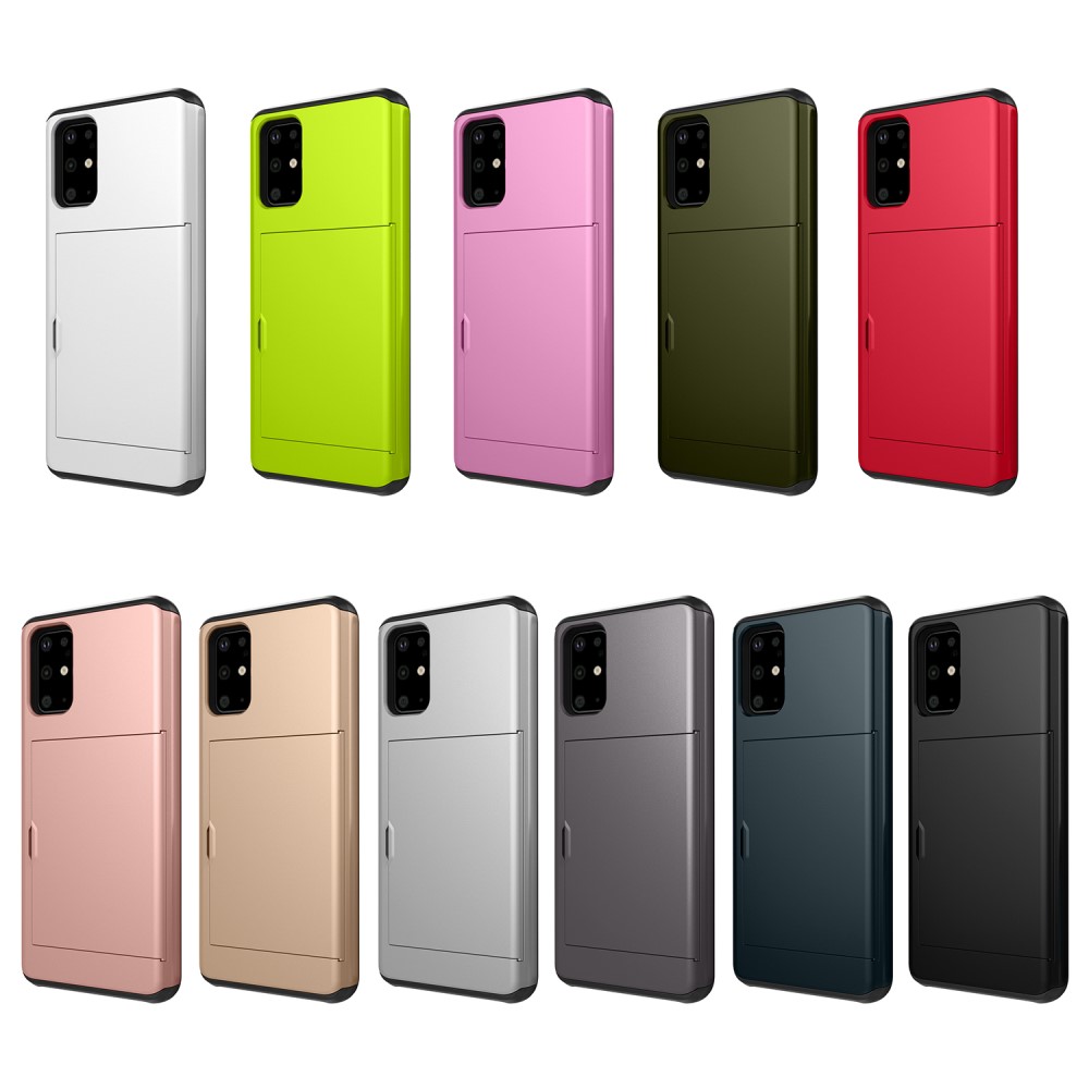  Samsung Galaxy S20 - Armour skal med kortfack - Svart