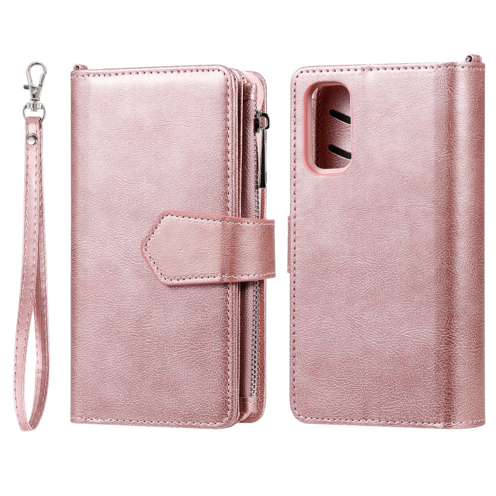  Samsung S20 - 2in1 Magnet Skal / Plånboksfodral - Roséguld
