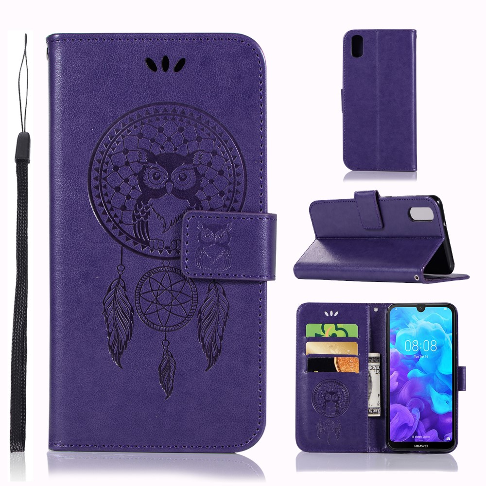  Huawei Y5 (2019) - Dreamcatcher Plånboksfodral - Lila