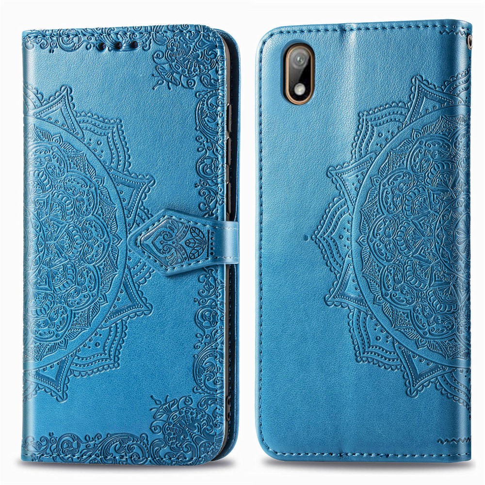  Huawei Y5 (2019) - Plånboksfodral Mandala - Blå
